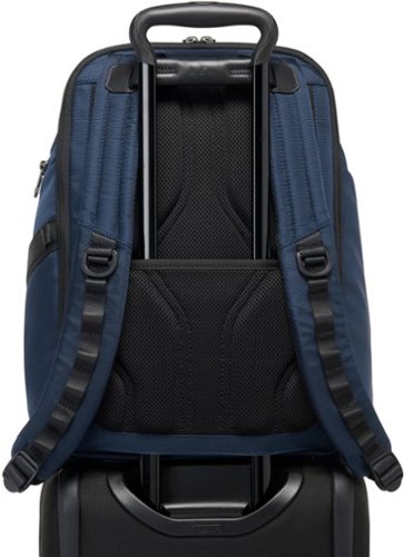TUMI Alpha Bravo Search 15 Expandable Backpack - Navy WORLDWIDE DELIVERY