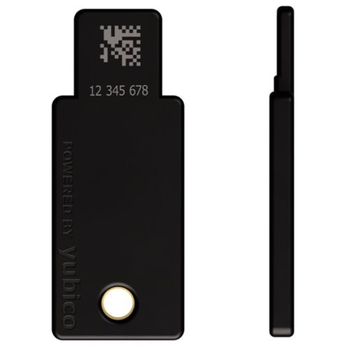 Yubico YubiKey 5 NFC - Two-Factor authentication (2FA) Security Key, Connect via USB-A or NFC, FIDO Certified - Black WORLDWIDE DELIVERY