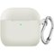 SaharaCase - Venture Series Silicone Case for Apple AirPods 4 and AirPods 4 with Active Noise Cancellation - Cloud White-Front_Standard