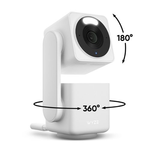 Wyze - Pan v4 Pan/Tilt 4K Camera - White