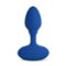 plusOne - Luxe Vibrating Plug - Blue-Front_Standard
