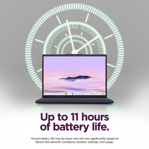 Lenovo Chromebook Plus 15.3 2K Touchscreen Laptop - Intel Core 3 Processor N355 2025 - 8GB Memory - 128GB UFS - Cosmic Blue WORLDWIDE DELIVERY