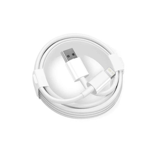 Home Collection - USB Fast Charging Cable 3FT – Lightning Charger Cord for iPhone 5/6/7/8/X/11/12/13/14 Series 1 pack - White-Front_Standard 