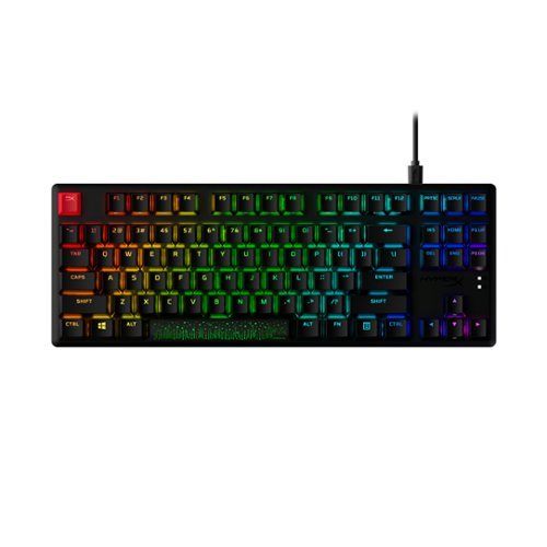 HyperX Alloy Origins Core TKL Wired Mechanical Red Linear Switch Gaming Keyboard with RGB Back Lighting - Black HOW TO BUY