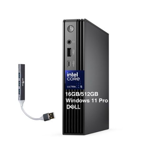 Dell Pro Micro Mini Desktop (Ultra 5 235T, 16GB, 512GB SSD, Intel