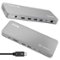 Plugable - Thunderbolt 4 Dock for M4 MacBook Air & Pro: 100W Charging, 4K HDMI Dual Monitor or Single 6K - Space Gray-Front_Standard