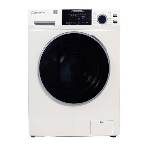 Equator - 1.62 cu ft. VENTED All-in-One Combo Washer Electric Dryer 30% FASTER than Condense - RV Ready 110V - EZ 4800 - White-Front_Standard 