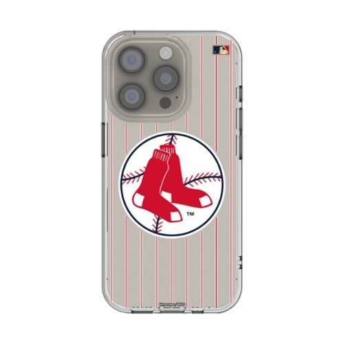 Keyscaper - MLB - Boston Red Sox - Cooperstown Pinstripe iPhone Clear Case - 13 mini - Multicolor-Front_Standard 