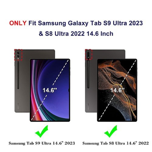 SaharaCase ZeroDamage Ultra Strong Tempered Glass Screen Protector for Samsung Galaxy Tab S10 Ultra, Tab S9 Ultra, and Tab S8 Ultra - Clear BUY IN MIDDLE EAST