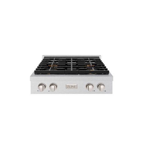 ZLINE - 30 in. Paramount Gas Built-In Gas Cooktop with 4 Burner DuoPro Cooktop (PSRTS-30) - Satin Stainless Steel