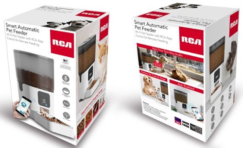 RCA Smart Pet Feeder - White / Black WHERE TO BUY