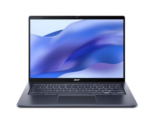 Acer - Spin 14" Refurbished Touch-screen Chromebook - Intel i5-1235U with 8GB Memory and 256GB Solid State Drive - Slate Blue-Front_Standard 