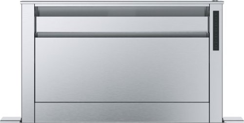 Bosch 800 Series - 30 inches - Recirculating & Convertible - Downdraft Range Hood - Stainless Steel-Front_Standard 
