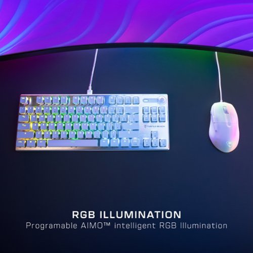 Turtle Beach Pure SEL Ultra-Light Wired Ergonomic RGB Gaming Mouse with 8K DPI Optical Sensor & Mechanical Switches - Wired - White WORLDWIDE DELIVERY