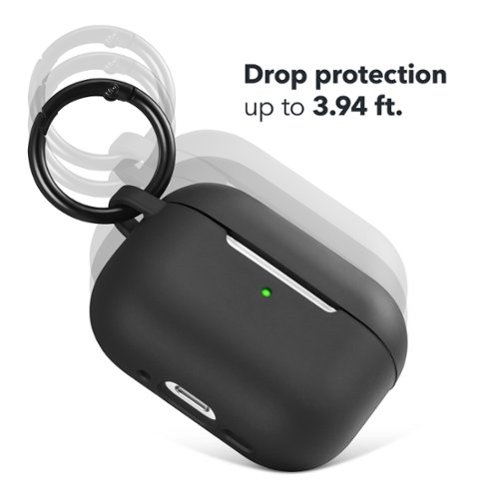 Best Buy essentials™ Silicone Case for Apple AirPods Pro 3 - Black HOW TO BUY