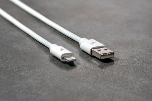 Nimble Powerknit 1M USB A to Lightning Cable - White BUY IN EUROPE