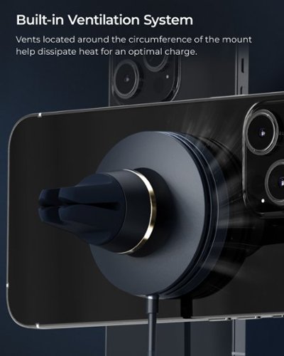 iOttie Velox Wireless Mini - MagSafe Compatible Air Vent Car Phone Holder - Midnight Blue BUY ONLINE