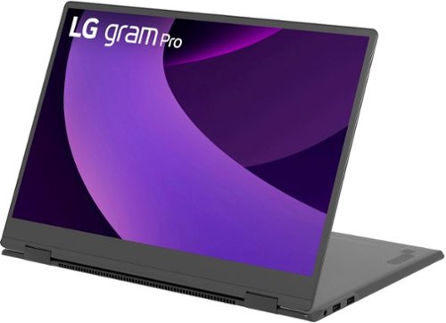 LG gram Pro 2in1 16 OLED Touch Screen Laptop - Intel Core Ultra7 255H with 16GB RAM - 1TB SSD - Obsidian Black SHOP ONLINE