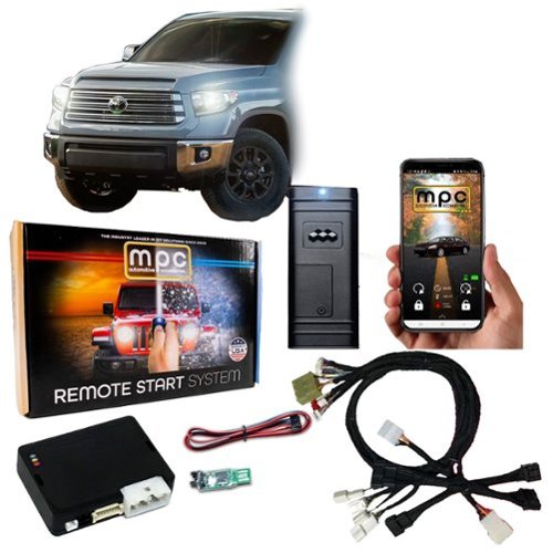 MPC - Smartphone or OEM Activated Remote Start Kit For 2022-2025 Toyota Tundra - Black-Front_Standard 