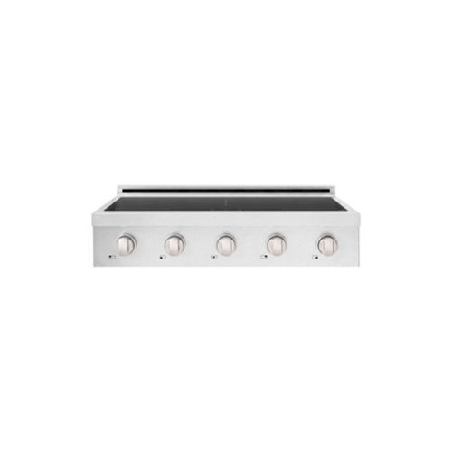 ZLINE - 36 in. Paramount Built-in Electric Induction Rangetop with 5 Element Cooktop in Satin - Stainless Steel