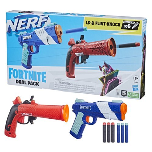 Hasbro Fortnite Nerf Dart Blaster Set | LP & Flint Knock Multi