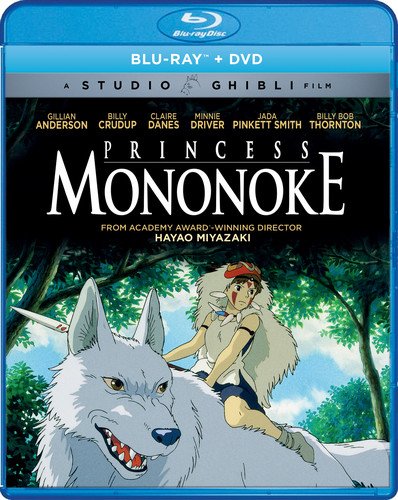  Princess Mononoke [Blu-ray/DVD] [2 Discs] [1997]