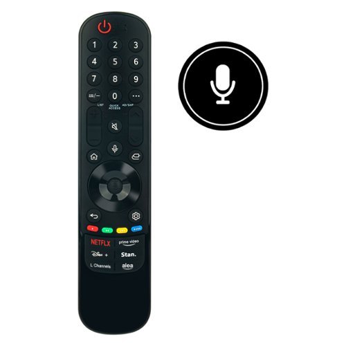 WINFLIKE - New MR23GA AKB76043108 Replacement Voice Remote Control Compatible with LG TV Magic Remote Controller - Black-Front_Standard 