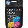 HP - 902 4-Pack Standard Capacity Ink Cartridges - Black/Cyan/Magenta/Yellow-Front_Standard