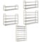Hastings Home - 4-Tier Shoe Storage Rack – Shoe Organizer for Closet, Bathroom, Entryway – Holds 24 Pair Sneakers, Heels, Boots - Gray-Alt_View_Standard_17