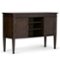 Simpli Home - Carlton SOLID WOOD 54 inch Wide Transitional TV Media Stand For TVs up to 60 inches - Dark Tobacco Brown-Front_Standard