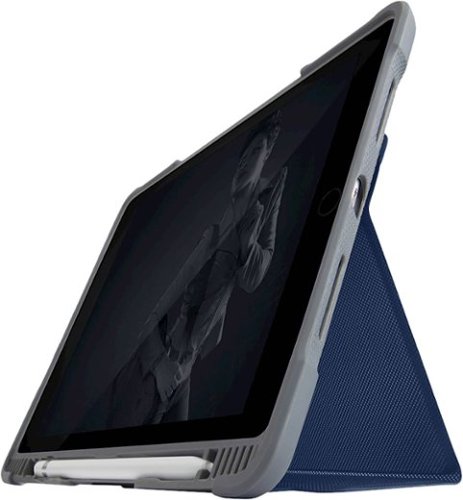 STM Dux Plus Duo Folio Case for Apple iPad 10.2 (9th/8th/7th Gen) - Midnight Blue WORLDWIDE DELIVERY