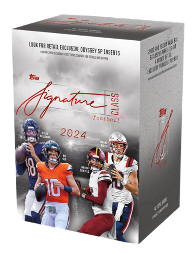 Topps 2024 Topps Signature Class Football Blaster Box INTERNATIONAL SHIPPING