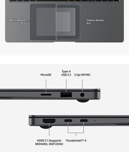 Samsung Galaxy Book5 Pro - Copilot+ PC - 14 3K AMOLED Touch-Screen Laptop - Intel Core Ultra 7 - 16GB Memory - 512GB SSD - Gray BUY IN UAE