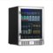 NewAir - 24” 177-Can Built-In Beverage Cooler with Precision Digital Thermostat and Adjustable Shelves - Stainless Steel-Front_Standard