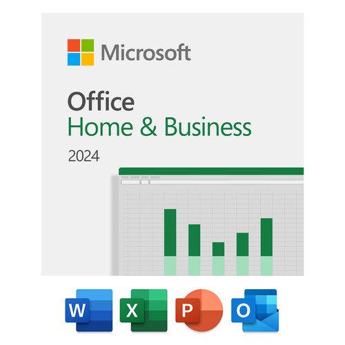 Microsoft - Office Home & Business 2024 (PC/Mac) EP2-06610 | Software Key Card - Windows, Mac OS-Front_Standard 