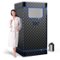 Costway - Portable Steam Sauna for Home Full Body Sauna Box with 3L Steam Generator - Black-Front_Standard