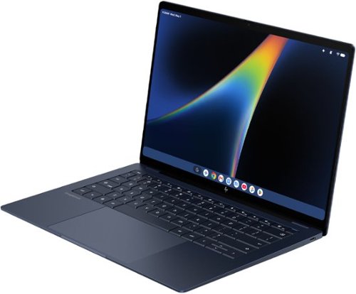 HP 14 3K OLED Touchscreen Googlebook - Snapdragon X Elite - 16GB Memory - 512GB SSD - Atmospheric Blue BUY IN CANADA