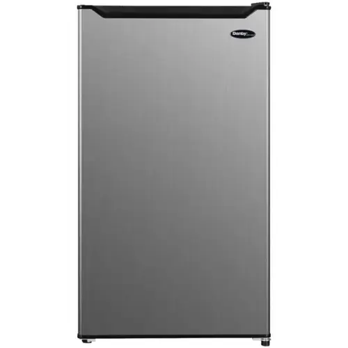 Front. Danby - Danby DAR032B2SLM 3.2 Cu. Ft. Stainless Compact Refrigerator - Stainless.
