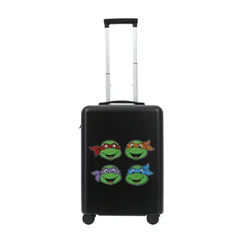 Front. Ful - PARAMOUNT TMNT 22.5" CARRY-ON LUGGAGE - BLACK.