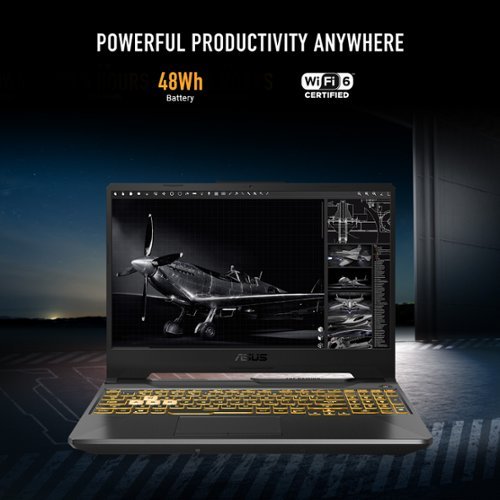 ASUS TUF Gaming A15 15.6 144Hz FHD Gaming Laptop - AMD Ryzen 5 7535HS with 8GB Memory - NVIDIA GeForce RTX 2050 - 512GB SSD - Graphite Black WORLDWIDE DELIVERY