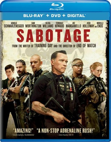  Sabotage [2 Discs] [Includes Digital Copy] [UltraViolet] [Blu-ray/DVD] [2014]