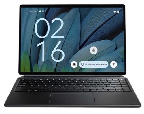 RCA - 10" Tablet - 64GB - Keyboard Folio - Blue-Front_Standard 