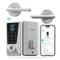 DESLOC - D110 Plus WiFi Smart Door Lock with Lever, Smart Keypad Deadbolt with APP Control and Fingerprint for Front Door - Silver-Front_Standard