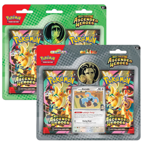Pokémon - Pokemon ME2.5 Ascended Heroes 2-Pack Blisters | Erika and Larry (One of Each)-Front_Standard 