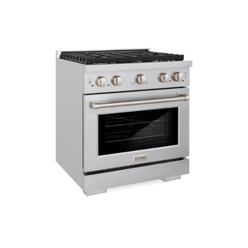 ZLINE - 30” Freestanding 4.2 cu. ft. Paramount Gas Range w/ 4 Burner Cooktop & Convection Oven in Stainless Steel (SGR30) - Stainless Steel