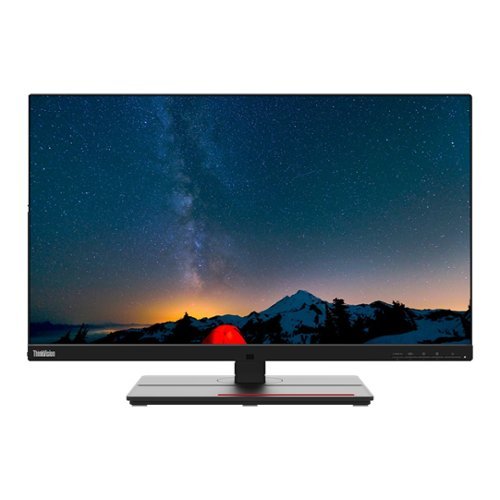 Lenovo - Refurbished Excellent - ThinkVision P27u-20 27" Monitor 3840 x 2160 IPS 60Hz 4ms - Black-Front_Standard 