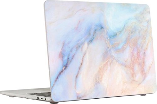 SaharaCase Hybrid-Flex Arts Case for Apple MacBook Air 13 M1 Chip Laptops - Marble Blue GLOBAL SHIPPING