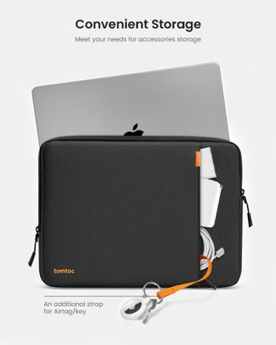 tomtoc Defender-A13 360° Protective Recycled Laptop Sleeve Bag Case for 14-inch MacBook Pro M4/M3/M2/M1 Pro/Max 2024-2021 - Black WHERE TO BUY