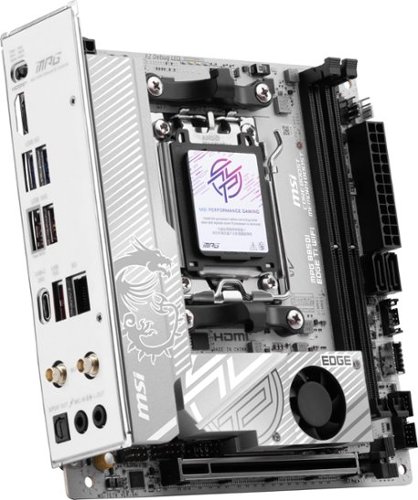 MSI MPG B850i EDGE TI WIFI (Socket AM5) AMD B850 iATX DDR5 Wi-Fi 7 Motherboard - Gray White/Matt WORLDWIDE DELIVERY