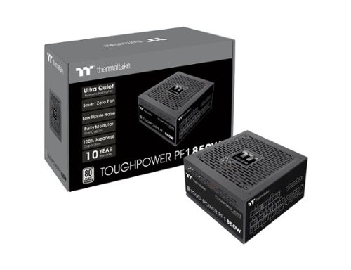  Thermaltake - Toughpower PF1 850W 80 PLUS Platinum Fully Modular ATX Power Supply - Black